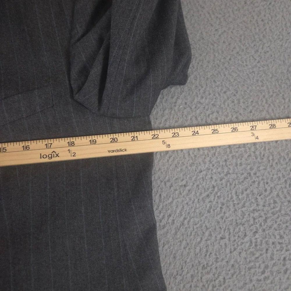 VINTAGE Chaps Ralph Lauren 2-Piece Suit Mens 40R Pants 34x34 Pinstripe Wool 90s
